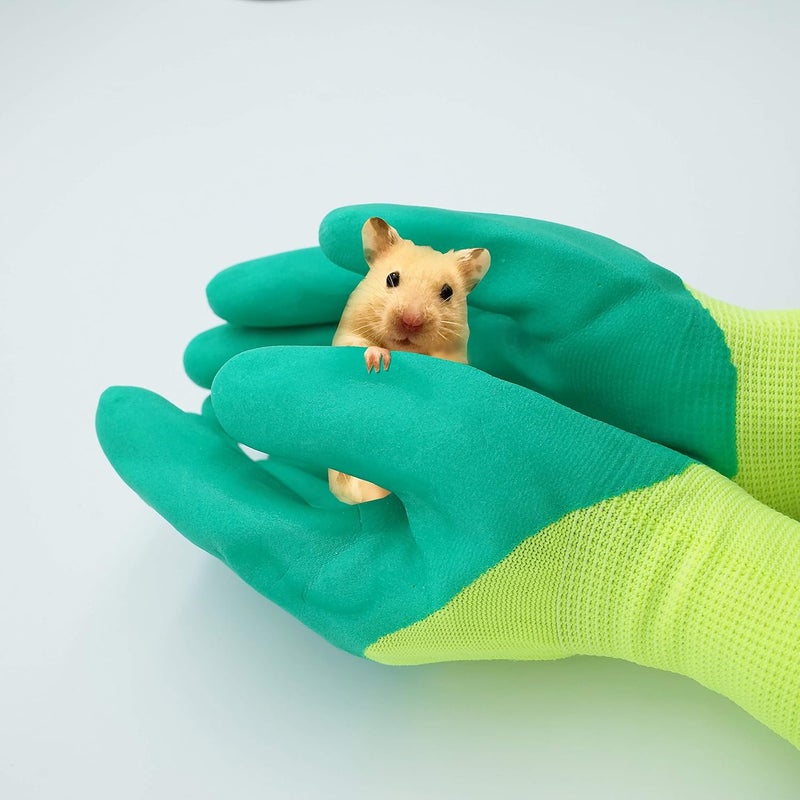 FOIBURELY Anti Bite Gloves Safe Touch Small Animal Handling Protection Glove for Hamster Bird Parrot Hedgehog Squirrels Anti Scratch - Image 2